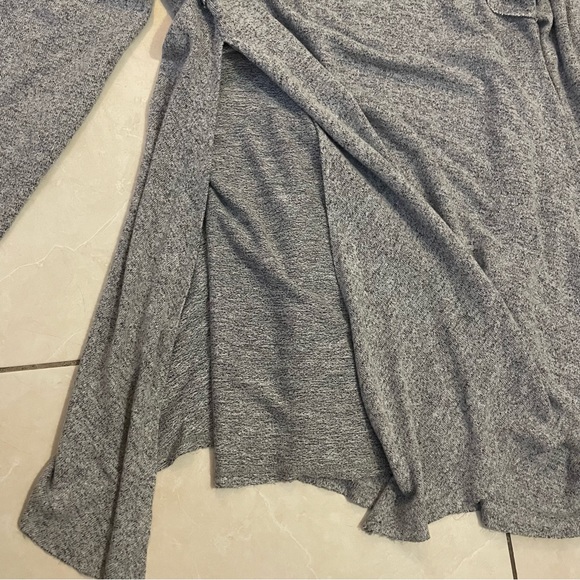 Grey Oversized Hooded Top - Picture 11 of 11